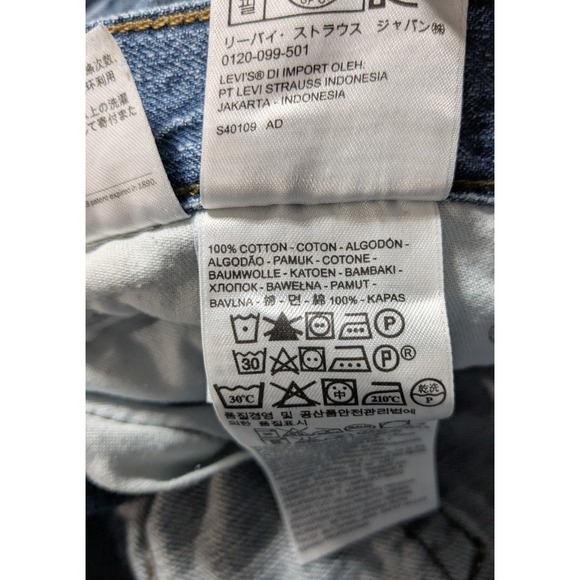 Levis 514 Slim Straight - Men 32x30 Denim Blue Jeans - Picture 7 of 16